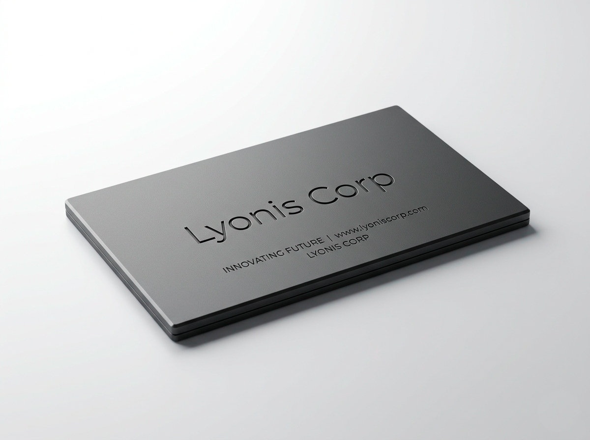 Custom 3D business card concept