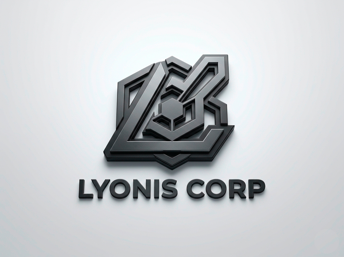 Custom logo 3D printed display concept