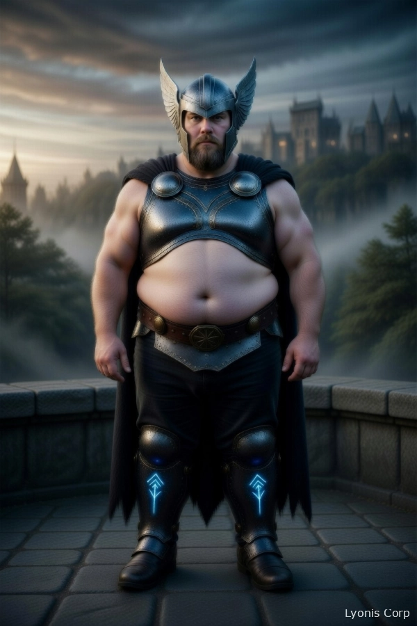 Fat Thor (Marvel) Custom Created Toy | Color it yourself