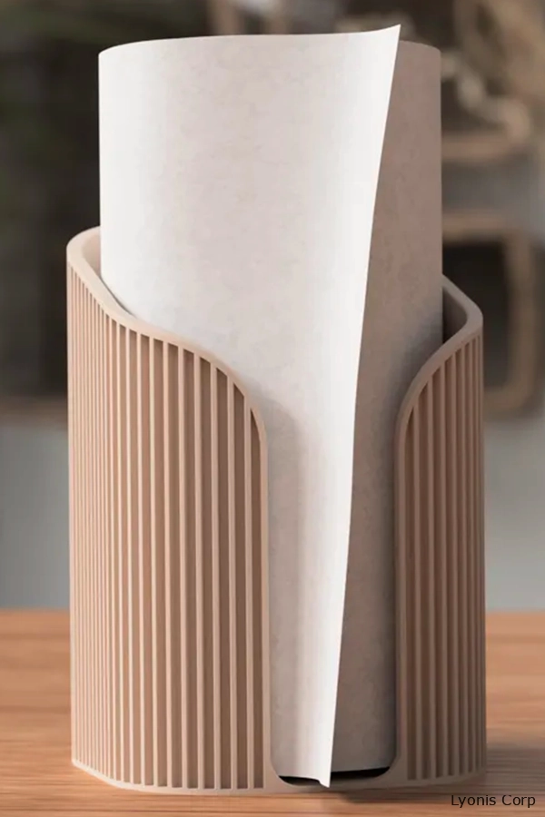 Modern Japandi Style Paper Towel Holder Stand