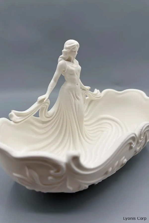 Classical Goddess Figural Bowl Vanity 3D-Printed Catchall