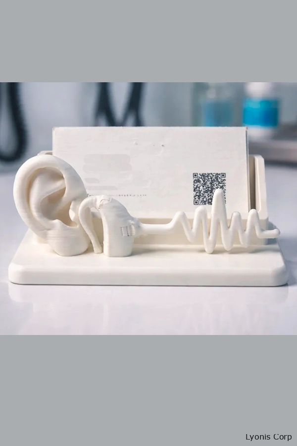 Audiologist 3DPrinted Creative Business Card Holder