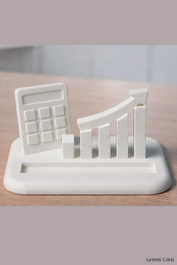 Accountant Creative Custom 3D-Printed Business Card Holder