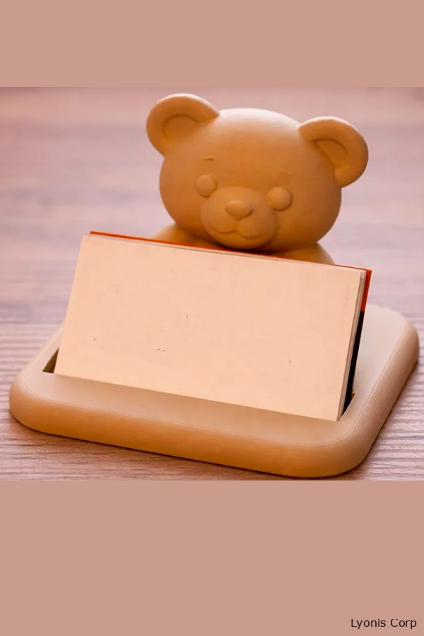 Creative Custom 3D-Printed Pediatrician Business Card Holder
