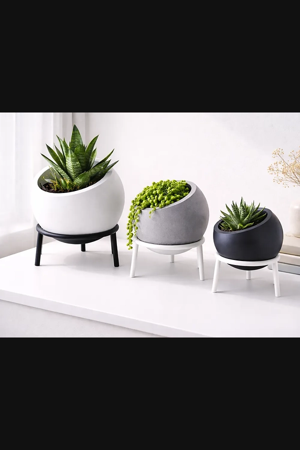 Spherical Planter with Stand(100mm)