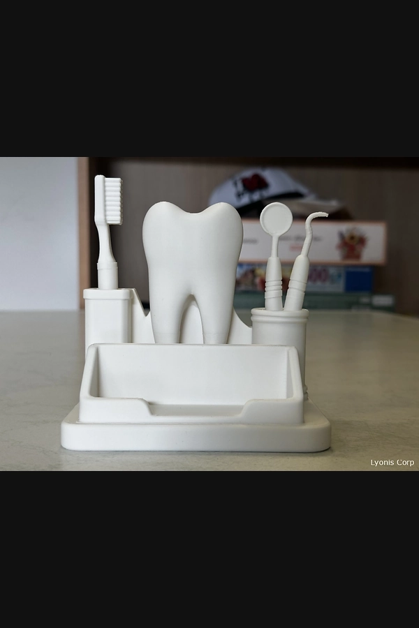 Dentist Business Card Holder - Tooth Organizer